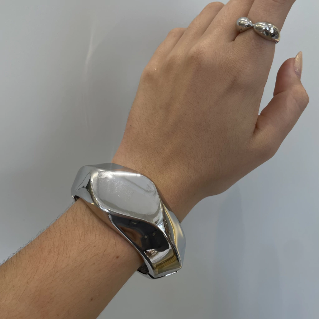 Bracelete évia prata - Semijoia