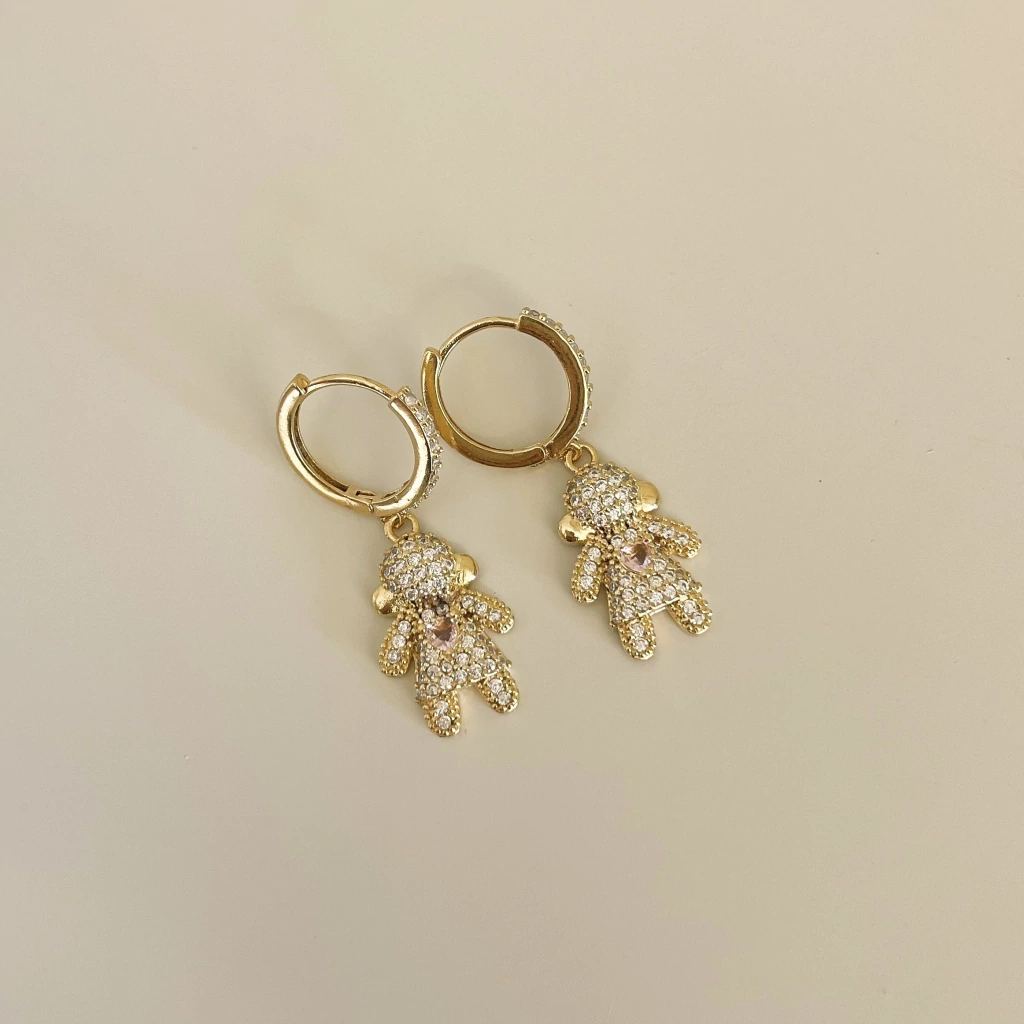 Argolinha filhos dourado - Semijoia