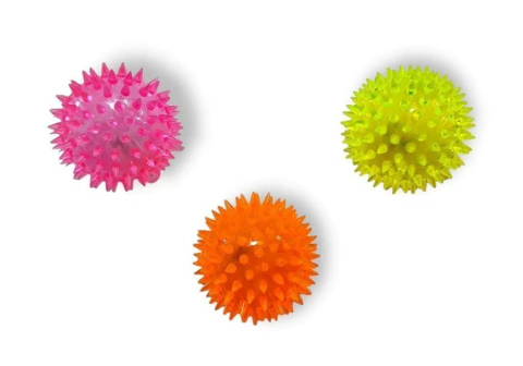 Pelota luminosa con puntas per-ros