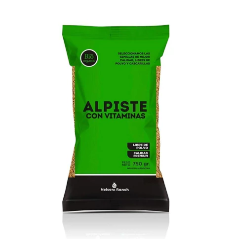 Alpiste con vitaminas 750 grs. Nelsoni Ranch