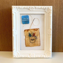 Sachê de chá bordado - Xícara Tea