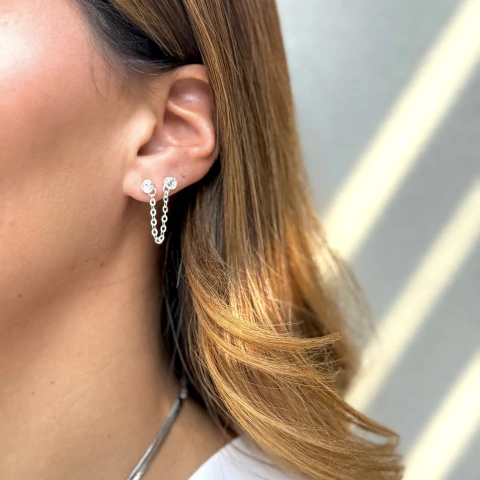 Brinco fixo duplo ponto de luz - comprar online