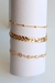 Trio de pulseira Dourada - comprar online