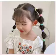 rabico de cabelo kit com 50 lacinhos de cabelo Elásticos Amarrador de Cabelo xuxinhas lindos na internet