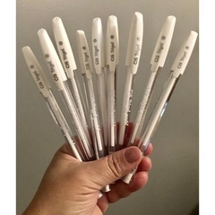Caneta Gel Branca - Dermatografica Micropigmentação,sobrancelha e escrita.
