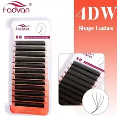 Cílios 4d w fadvan 0.07 D tamanhos individuais unico a escolher - comprar online