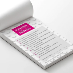 Ficha Anamnese 50 folhas de cada Alongamento De Cílios + Cuidados Ao Cliente - loja online