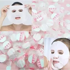 mascara desidratada limpeza facial comprimida compacta na internet