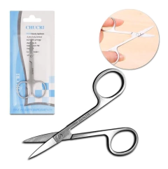 Tesoura bico curvo Tesourinha para designer de sobrancelha,cilios ponta curvada. - comprar online