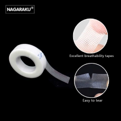 Fita Transparente transpore plastic elastic, rolo com 10 metros para cilios. - deisealinecosmeticosebeleza.com