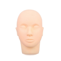 rosto cabeça De Silicone para treino, cilios,maquiagem,micropigmentação etc... - comprar online