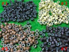 microlink para mega hair com silicone dentro 5mm, varias cores 1000 peças. - comprar online