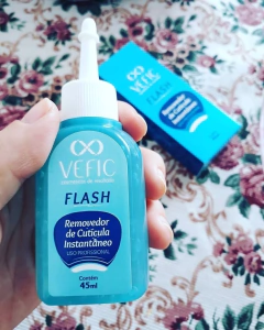 Removedor De Cutículas Instantânea Vefic Flash 45ml. - loja online