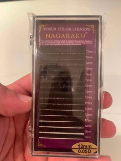 Cílios Nagaraku para mega Volume Russo 00.5 D caixa Individuais,Fios 9,10,11,12,13,14,15, e 16mm. na internet