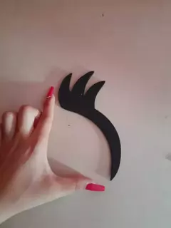 Par de Cílios mdf 15cm preto unicornio decoração Lash Designer Salão Studio decorativo na internet