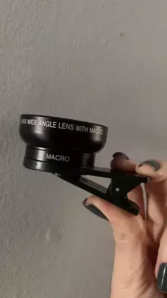 Lente para celular Foto Macro Wide Universal 0.45x Phone Lens.