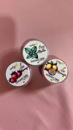 Imagem do Esfoliante Lábial 8g CoolLux muito cheiroso lip scrub 100% Natural Vegano com Vitamina E 1 unidade.