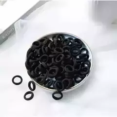 rabico de cabelo kit com 50 lacinhos de cabelo Elásticos Amarrador de Cabelo xuxinhas lindos - deisealinecosmeticosebeleza.com