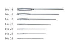 AGULHA PARA MEGA HAIR aço reta tapeceiro entrelace tapresty Cabelo. - comprar online