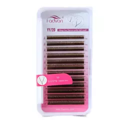 Cílios m y marron fadvan 0.07 D Mix, brasileiro. - deisealinecosmeticosebeleza.com