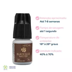 Cola Neicha para cilios black glue Master 3g anvisa vermonth na internet