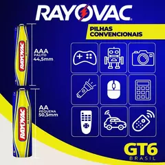 Pilha Rayovac As Amarelinhas Pequena Aa, 1 peça. na internet