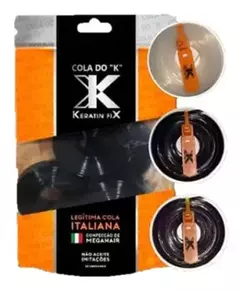 Cola de Queratina K para Mega Hair rolo de fita em metro - comprar online