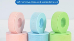 Fita médica de silicone gel para cílios, 1 peça, respirável, pele sensível 1.25cmx3.6mt. - loja online