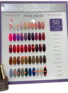 esmalte em gel 12ml olinrovi com Anvisa cores a escolher 1 unidade. - comprar online