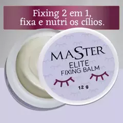 Fixador Creme Fixing Balm Master Elite 12g hipoalergenico acido hialuronico lash lifiting vegetal