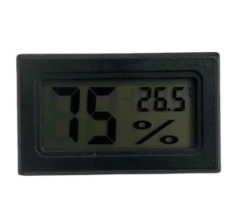 Higrômetro Medidor Temperatura Mini lcd digital Umidade Relógio Digital cilios na internet