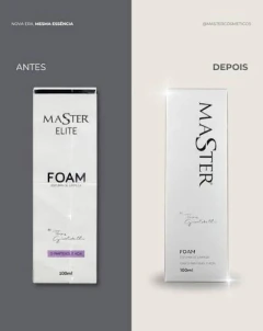 Espuma Master Elite Foam 100ml para limpeza da Extensão de Cílios - deisealinecosmeticosebeleza.com