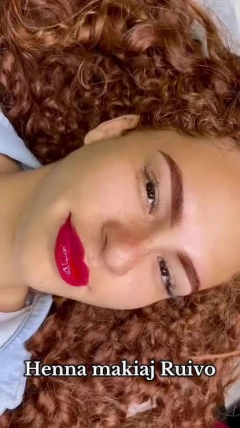 Henna ruiva para Design de Sobrancelha Profissional Makiaj - deisealinecosmeticosebeleza.com