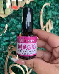 removedor de esmalte em gel magic olinrovi 15ml - deisealinecosmeticosebeleza.com