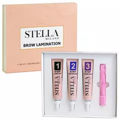 stella milano mini kit+5 Pares bobs brinde,lash lifting e brow lamination ant irritaçao. na internet