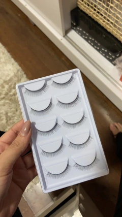 Cílios para Treino 5 pares Extensão de cilios alongamento - deisealinecosmeticosebeleza.com