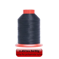 fio linha poliamida nylon Para Mega Hair cabelo ponto americano bonderizada preta costura etc... - comprar online