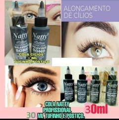 Super Cola 30ml Natty bond original para cilios tufo. - deisealinecosmeticosebeleza.com