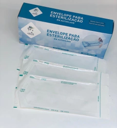 1 Envelope / Embalagem P/ Esterilização Auto Clave 9 x 23 cm auto colante - Não precisa do selador. na internet