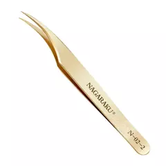Pinça Nagaraku N02-2 Curva Longa para cilios