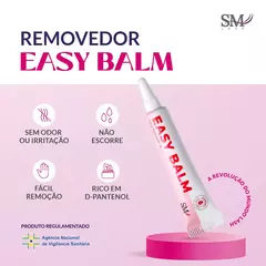Removedor de cilios SM Lash Easy Balm 10g não escorre e hidrata 2 em 1 bisnaga. na internet