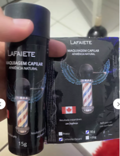 fibra capilar 15g+refil 30g maquiagem para o cabelo queratina em po natural lacrada - loja online