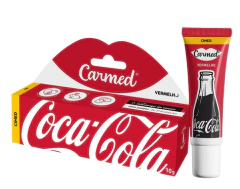 Hidratante Labial Carmed Coca-Cola Vermelho manteiga de cacau 10g gel cream. - loja online