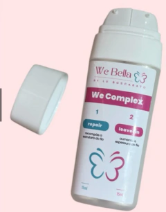 Kit We Complex Passo 1 Repair mais Passo 2 Leave-In pos Brow Lamination e pós Lash lifting We Bella - deisealinecosmeticosebeleza.com