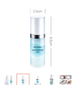 Removedor nagaraku 10ml liquid gel para cilios frasco pump. - loja online
