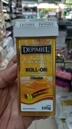 cera depimiel roll-on 100g classica cera depilatoria mel depilaçao. - deisealinecosmeticosebeleza.com