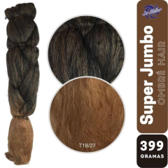 cabelo Jumbo Super X (400g) - ombrehair Tranças Box Braids,twist T4/27 ou T2/27 - Preto C/Loiro. - deisealinecosmeticosebeleza.com