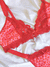 Brallet Dior fucsia con corazones rojos
