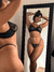 Conjunto semi-reductor Lucia encaje bordado negro en internet