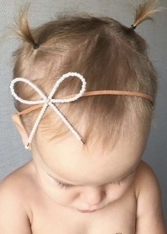 Tiara Laço de Pérola - Toninha